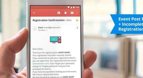 Event Registration Email Templates - iPhone
