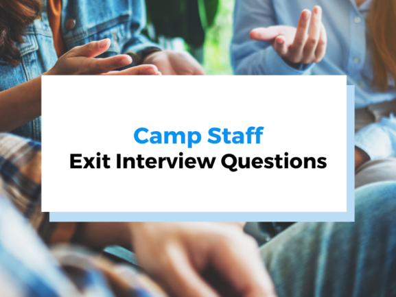 camp staff exit interview questions header