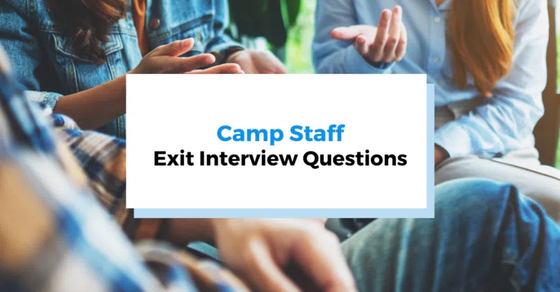 camp staff exit interview questions header
