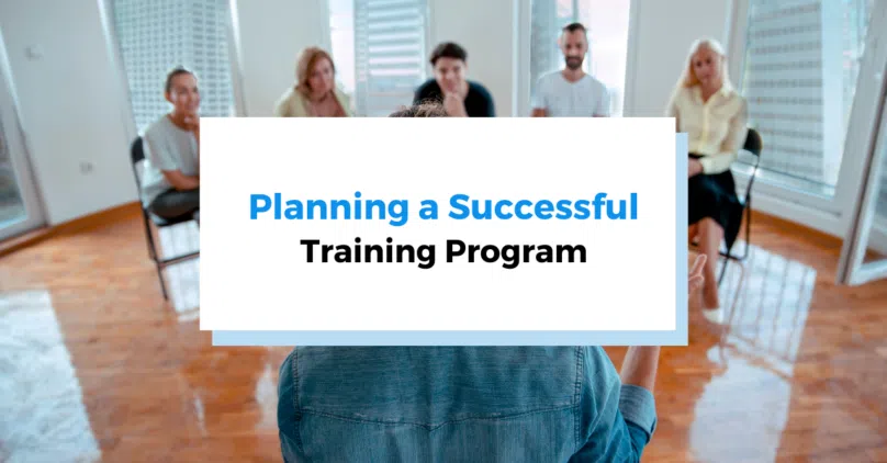 how to plan a successful training program header