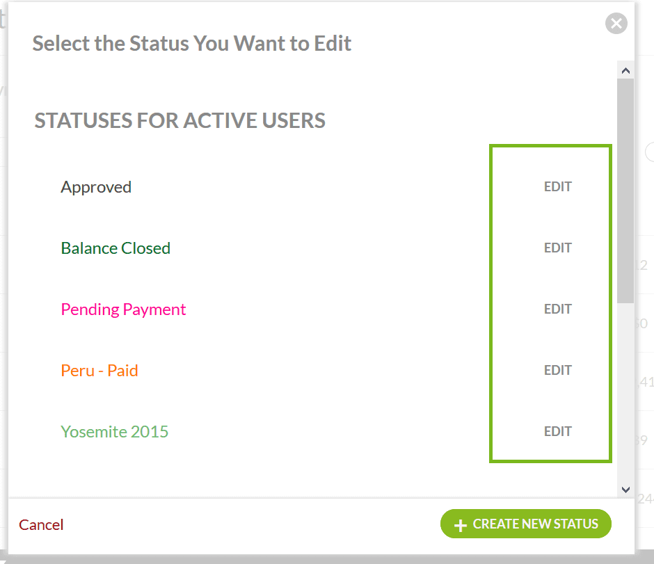 Delete a Status User Management Regpack Help Center