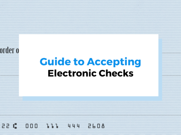 guide to accepting echecks header photo