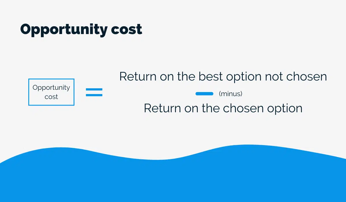 opportunity cost formula