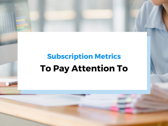 subscription metrics header