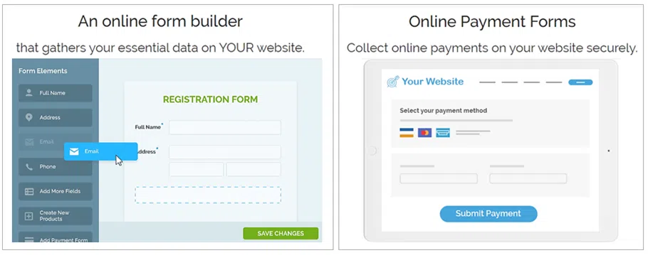 regpack online form builder