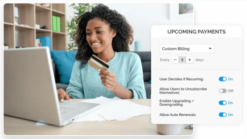 an illustration showing Regpack's upcoming payments feature