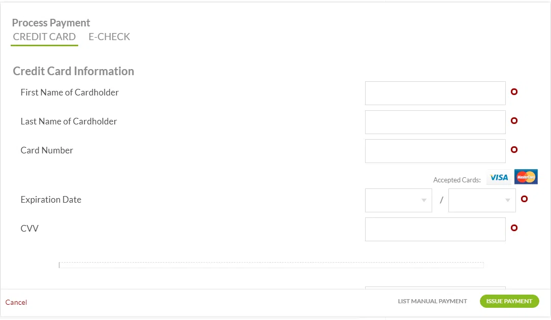 regpack form example