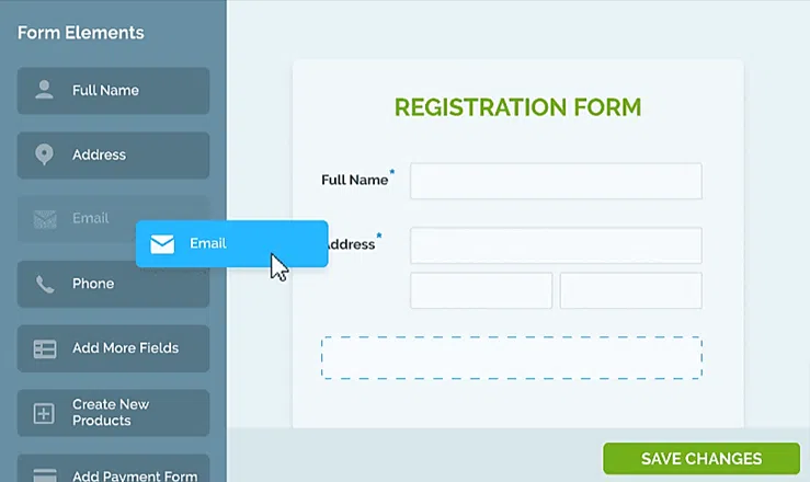 interface-for-creating-registration-form