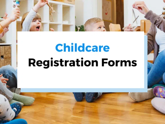 graphic for childcare registration forms