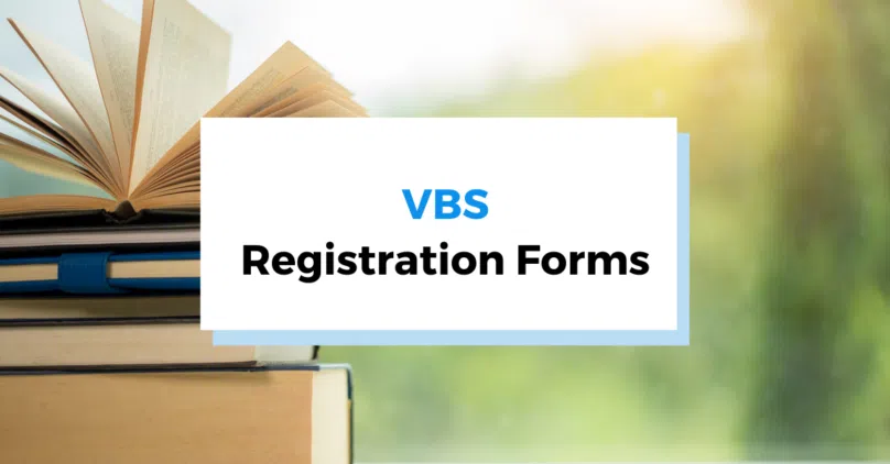 header image for "VBS Registration Forms"