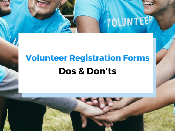volunteer registration forms blog header image