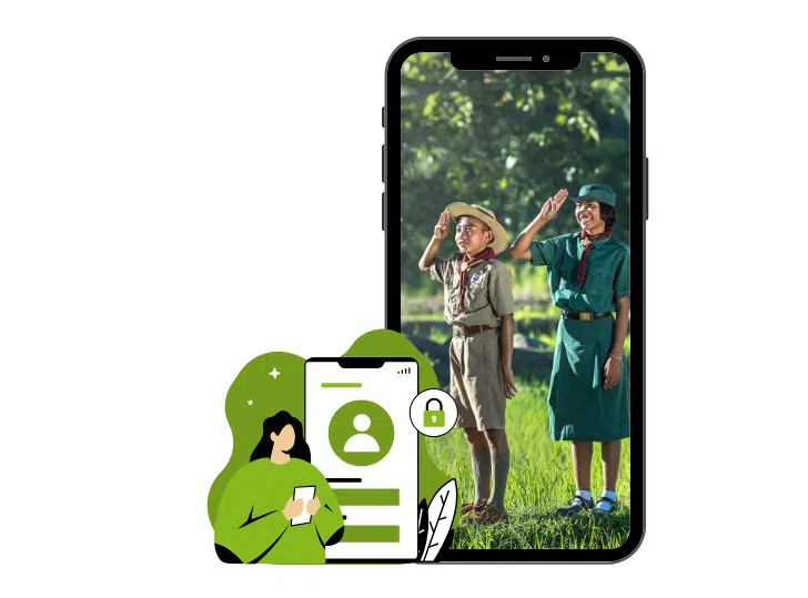 mobile boy scout registration graphic