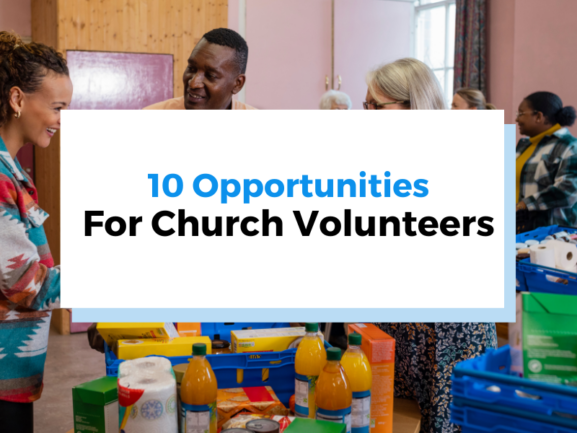 10 Opportunities for church volunteers header photo