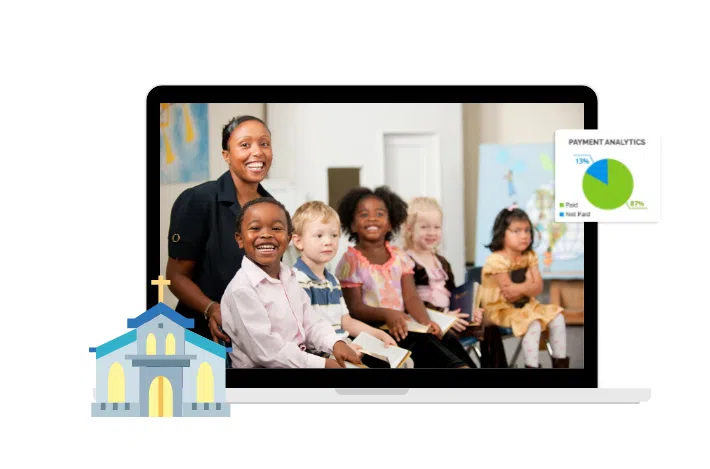 vacation bible school registration graphic