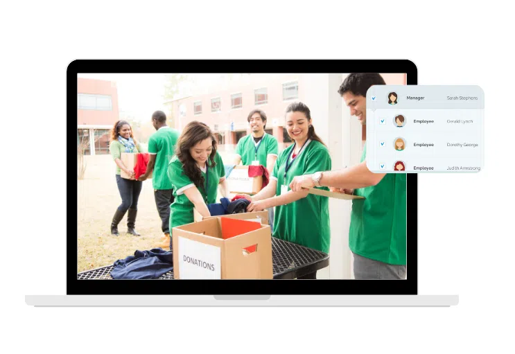 nonprofit event software header