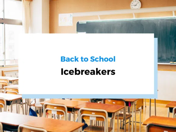back to school icebreakers header photo