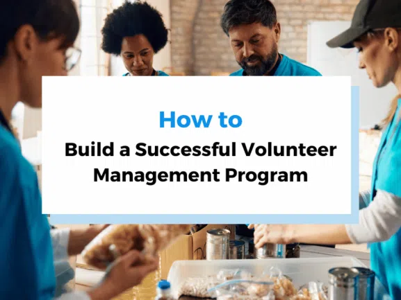 volunteer management program