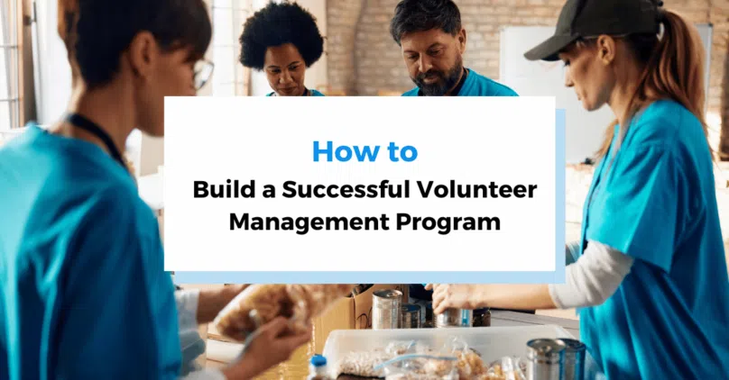 volunteer management program